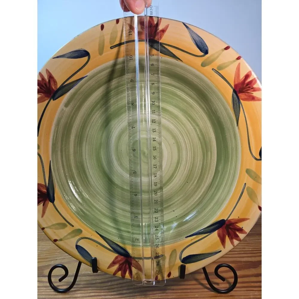 Pier 1 Elizabeth Stoneware Dinner Plate 12